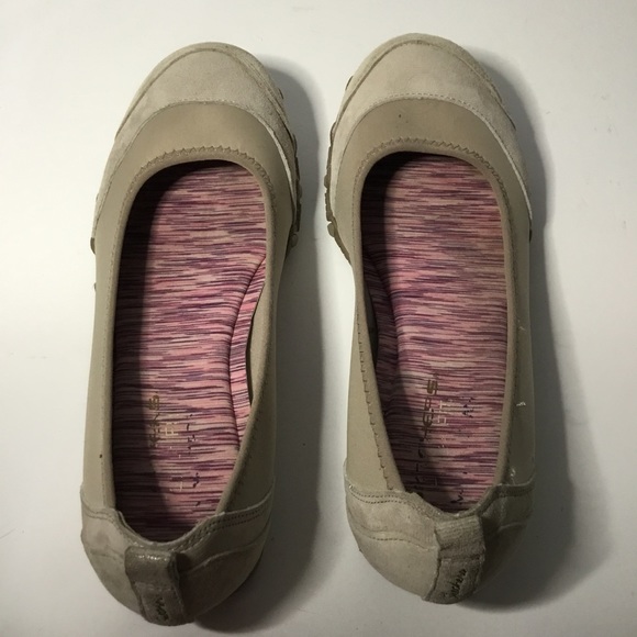 Skechers Women’s Memory Foam Relaxed Fit Flats Leather/Textile Upper Size 8 - Picture 7 of 8